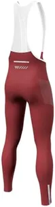 Men's Cycling Bib Pants Padded Bike Cycling Bibs Pants Men Tights with Shoulder Straps 4D Padding Breathable Quick-Dry Red-L