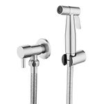 LOSCHEN Stainless Steel Bidet Sprayer kit for Toilet,Hand Held Sprayer Shattaf Toilet Attachment for Pet Bath/Personal Hygiene/Bathroom/Closestool, Easy to Install