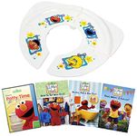 Ultimate Sesame Street Elmo's World Potty DVD Collection with Foldable Potty: Elmo's Potty Time / Head to Toe with Elmo / Families, Mail & Bath Time/ Food Water & Exercise