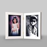 AJANTA ROYAL Couple Photo Frame Insert : A-25C(4x6) (White)