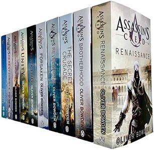 Assassin’s Creed Official 10 Books Collection Set (Books 1 - 10) (Renaissance, Brotherhood, Secret Crusade, Revelations, Unity, Underworld, Heresy, Odyssey & MORE!)