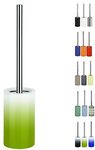 Spirella Tube-Gradient Lime Toilet Brush, Green/White