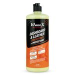 Wavex Dashboard Polish and Leather Conditioner + Protectant (1L) Car Dashboard Polish | Car Polish for Interior Plastic, Leather, Vinyl & Rubber | Dashboard Polish that Protects, Shines & Conditions