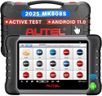 Autel Scanner MaxiCOM MK808S: 2025 Bidirectional Tool Same as MK808BT Pro, 28+ Service, Active Test, All System Diagnosis, Injector Coding, Android 11