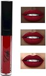 Red Satin Full Coverage Lipstick - Lightweight Liquid Lipstick, 8ml Made In Canada