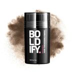 Boldify Hair Fibers For Thickening Hair Undetectable & Natural - 12 Grams Bottle - Completely Conceals Hair Loss In 15 Sec - Hair Thickener & Topper For Fine Hair For Women's & Men- Light Brown