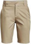 Under Armour Boys' Showdown Shorts, Barley (233)/Halo Gray, Large