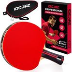 Idoraz Table Tennis Paddle - Professional Ping Pong Racket with Carrying Pouch - ITTF Approved Rubber for Tournament Play