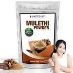 United's Pure and Natural Mulethi (Licorice) Powder For Face, Skin, Hair Care - 200 Grams