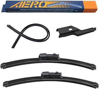 AERO Avenger 26"+14" Premium All-Season Windshield Wiper Blades with Extra Rubber Refills OEM Replacement for Buick Encore & Chevrolet Chevy Trax & Fiat 500X 2023-2013 (Set of 2)