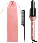 IVI Hair Curling Iron, Tourmaline Ceramic Instant Heat Hair Curler, 1 Inch, Wavy, 2 Piece Set