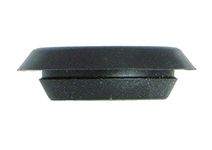 1/2" 0.5 inch Flush Mount Black Plastic Body and Sheet Metal Hole Plug Qty 25 by Caplugs