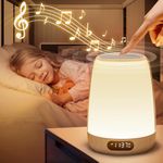 Baby Night Light Kids Night Light, 48 Colors+14 White Noises Toddler Night Light Baby, Dimmable+APP Kids Night Light Bedroom,3000mAh Battery Lamp Rechargeable Lamp for Bedroom,Touch Lamps Bedside Lamp