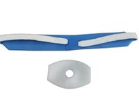 Nisco Care Tracheostomy Tube Holder Straps With Extra Soft Breathable Material - Blue