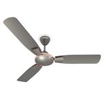 Crompton Highspeed Toro 1200 mm Designer Ceiling Fan | BEE Star Rated Energy Efficient | Anti-Dust | Active Power Technology | Upto 50% Less Heating | 2 Year Manufacturer Warranty | Warm Grey