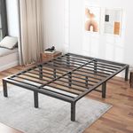 FUIOBYVV Queen Bed Frame, 14 Inch H