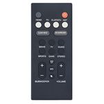 VINABTY YAS-209 Replacement Remote Control YAS-109 Soundbar Remote Control Replaced Compatible with YAMAHA Sound Bar YAS-209 YAS-109 YAS209 YAS109 YAS 209 YAS 109 Remote Control