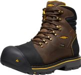 KEEN Utility Men's, Milwaukee 6" Waterproof Steel Toe Work Boot, Dark Earth, 11.5