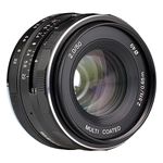 Meike 50mm f/2.0 Fixed Manual Focus Lens for Sony E mount APS-C Mirrorless Camera A6300 A6000 A6500 A5100 A5000 NEX3 NEX3N NEX7 NEX6 NEX5n