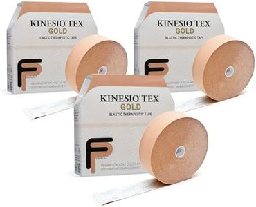 Kinesio Tex Tape -Color: Beige - 2" x 103.3 ft - Economical Clinical Bulk Size Roll (Pack of 3)