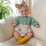 BABESIDE Reborn-Baby Dolls 20 inch Lifelike Baby Dolls Cute Grils Softness vin-yl Realistic Newborn Baby Dolls Real Life hand made Toys with Sweet Smile Baby Doll with Accessories for Children's Gifts