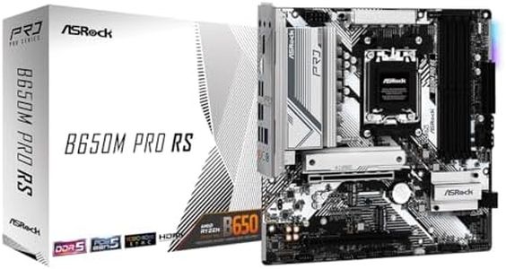 ASRock B650M Pro RS AMD Ryzen 7000 Series CPU Compatible (Soket AM5) B650 Micro ATX Motherboard