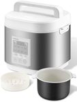 TOSHIBA Rice Cooker Heritage Bento Box, Digital Control, 10-Cup Uncooked Rice Capacity, 9 Functions with 3D Heating and 24-Hour Auto Keep Warm