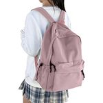 HYC00 School Backpack Womens, Causal Travel School Bags 14 Inch Laptop Backpack for Teenage Girls Lightweight Rucksack Water Resistant Bookbag College Boys Men Work Daypack, Purple