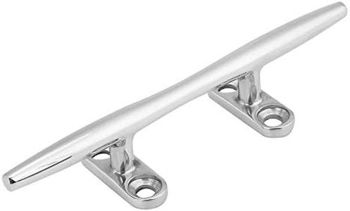 Grapa Para Barco, Cornamusa Para Muelle De Acero Inoxidable De Alta Resistencia 6 Pulgadas Base Abierta Cuerda Para Amarre Accesorios Para Amarre De Barcos DecoracióN NáUtica De Playa Hardware Kayak