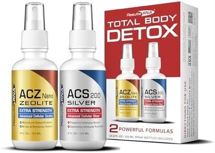 Results RNA – Total Body Detox Extra Strength System – ACS 200 Silver & ACZ Nano Zeolite help to Detoxify & Boost Immunity (4 oz - 60 day)