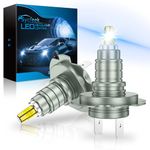 Sycreek 360 H7 LED Headlight Bulbs,20000LM 6500K Cool White,H7 Headlight for Car High or Low Beam Conversion Kit,IP68 Waterproof Plug and Play,2 H7 Headlight Bulbs