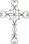 Deco 79 Metal Cross Home Decor, Wal