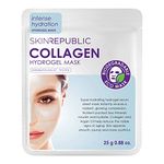 Skin Republic Collagen Infused Hydrogel Face Mask | Biodegradable | Reduces signs of Aging | Provides Intense Hydration | For a Radiant, Younger-looking Skin (Pack of 1)