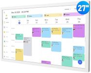 Digital Calendar – 27 Inch Electronic Wall Calendar & Chore Chart, Smart Family Organizer with Interactive Touchscreen Display, Wall Mount in Portrait or Landscape