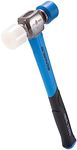 REAL STEEL 12 Oz Rubber Mallet Double Faced Flooring Hammer with Soft/Hard Tips and Graphite Core Handle (0313)