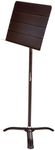 Amazon Basics - Folding Orchestra Sheet Music Stand, Adjustable Height from 108 to 162 cm (42.5 to 63.7 inches), Titlable, Standing and Sitting Uses, Stable, Tripod Base - Black