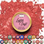 Confect Edible Luster Dust - Crystal Wine Red | Edible Luster Dust for Cake Decorating | Gourmet Brew Dust for Drinks & Edible Gourmet Glitter for Cocktails - 0.18oz/5g