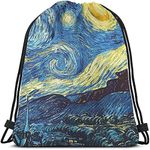 Beabes Abstract Drawstring Bags Backpack Bag Gym Sack Drawstring Bag, Multi-a227, 14x16.9 Inch, Travel Backpacks