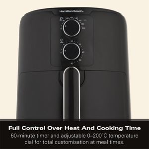 Hamilton Beach SimpliFry Air Fryer 4.2L – Black