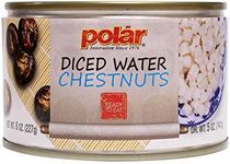 MW Polar Canned Vegetables Water Chestnuts, Diced, 8 Ounce, (Pack of 12