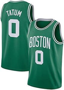 BMSD Unisex T-Shirt Men Summer NBA Celtics Green Sports Jersey Print Short Sleeve Basketball Pullover Vest,XL