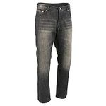 Milwaukee Leather MDM5000 Men's Black Armored Motorcycle Riding Denim Jeans Reinforced with Aramid Fibers - 42