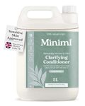Miniml Natural Hair Conditioner Eco Friendly - 5L Refill Tea Tree & Mint Men and Womens Sensitive Scalp & Skin Cruelty Free Vegan Formula - for Greasy, Curly, Dry Hair