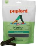 Pupford Dental Chews for Dogs | Freshens Breath, Scrapes Plaque, Safe for Gut | Healthy, Limited Ingredient, All Natural |Yummy & Made in USA | Free Training Resources | 30 Count