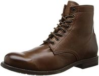 FRYE Men's Tyler Lace Up Boot, 86070-Cognac, 10.5 D US