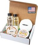 CLARK'S Cutting Board Care Gift Set - 3 Step Care Solution - Penetrates Deep Into The Woods - Perfectly Scented With Essential Oils - Prevents Cracking - Food Safe - Bring Shine To Your Cutting Board