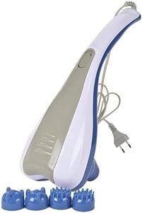 Concepta 2 Speed Corded Electric Handheld Massager Vibration, Magnetic, Infrared Therapy to Pain and Stress Relief Acupressure, Body & Finger Care for Blood Circulation, White & Blue