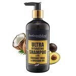 Coconut Milk & Avocado Oil Ultra Hydrating Shampoo for Normal to Dry Hair, Paraben Free, 300 ml