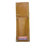 Faithfull Tan Suede Leather Scaffold Level Holder For Tool Belt