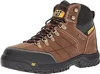 Cat Footwear Men's Threshold Waterproof Soft Toe Work Boot, Real Brown, 6
